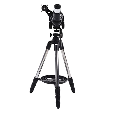 Qcwwy Telescopio Refractor Telescopio Astronómico de 70 Mm con Revestimiento óptico Soporte Liviano 16x 40x 48x 120x óptico de Refracción de Aumento Soporte de Aluminio para Visualización Terrestre