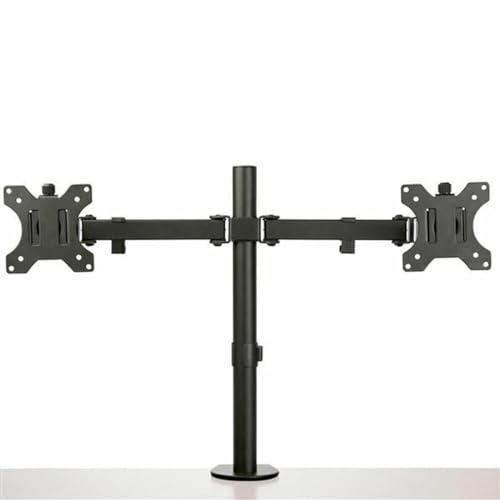 Soporte de dos monitores para solucionar el dolor de cuello en oficina 1