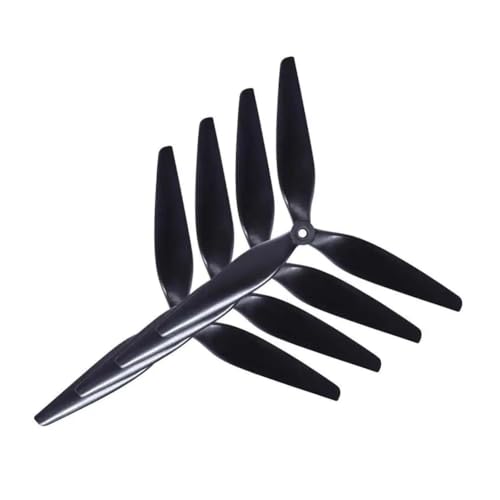 Hélices 3 pales 10x5x3 rigides en nylon et fibre pour drone FPV