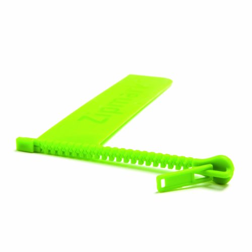 Peleg Design Zipmark, Fun Colorful Bookmark, Green (1 Pack)