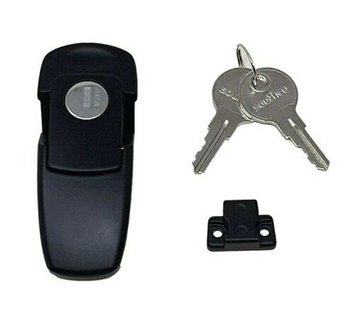Hard to find bike parts SouthCo V7-99-933 Over Centre Key Lever Lock 2 Keys V7 Series Powder Coated