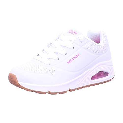 Skechers Mädchen Uno Stand on Air Sneaker, Weiß, 35.5 EU