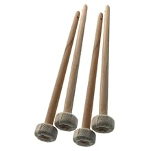 Gong instrument mallets-- enhances overall performance and refines playing technique, comfortable and safe to hold and use. Medium marimba mallets-- percussion mallets are crafted with cotton linen and wood materials to ensure durability and reliabil...