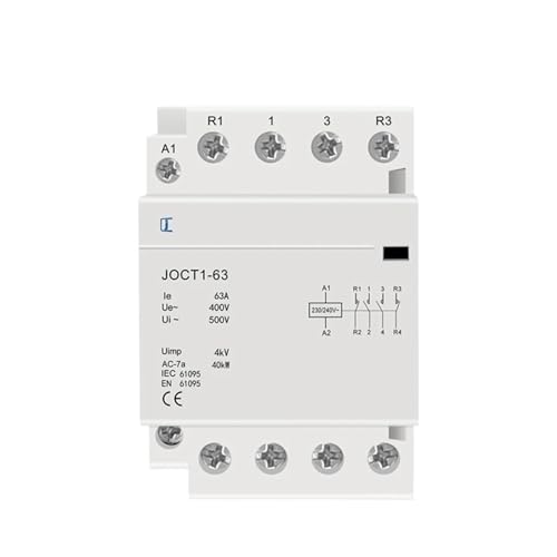 Contacteur 63A 220V pour automatiser le chauffage et éviter les surcharges