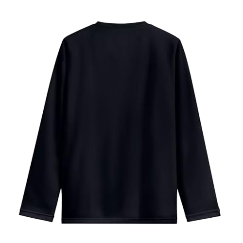 Image of Girls Basic Tee Shirts Outdoor Long Sleeve Shirt Winter Clothes Size 3-16 Top Fall Clothes Gift for Holiday