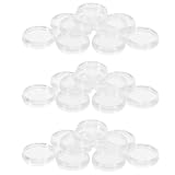 Cabilock 100 Stück Transparente Kunststoff Bindekämme 20mm Abnehmbare Ringbindung für Loseblattordner Büro und Studentenorganisation