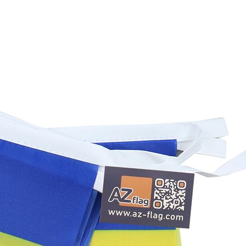 Image of AZ FLAG Romania 6 meters BUNTING Flag 20 flags 9'' x 6'' - Romanian STRING flags 15 x 21 cm