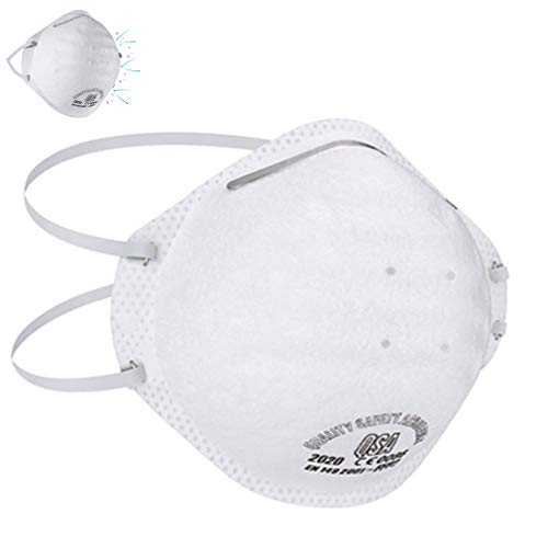 Preisvergleich Produktbild Mundschutz Feinstaubmasken N95,Atemschutzmaske Set FFP2 Antibeschlag- und staubdichteMaske,Staubschutzmaske, Staubmaske,Weiß (1)