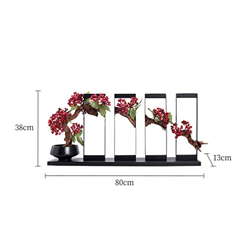 Bonsaï artificiel et plante d'intérieur zen pour déco de bureau