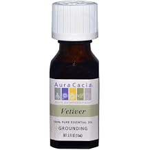 Aura Cacia Essential Oil Grounding Vetiver 0.50 oz