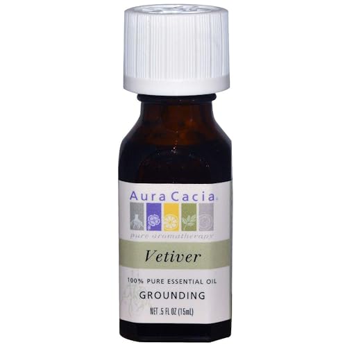 Aceite Esencial Vetiver Aura Cacia 0.50 oz miniatura 1