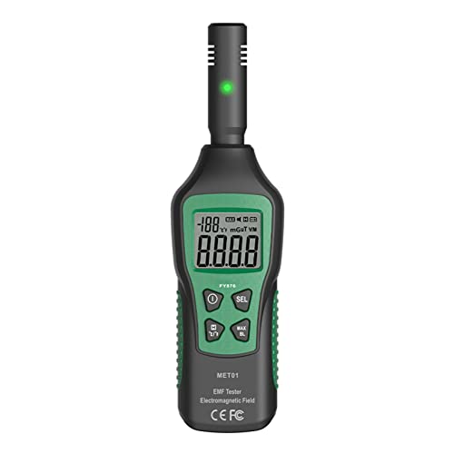 Nikou FY876 Detector de radiación de Campo electromagnético con medidor EMF Digital portátil con función 3 en 1