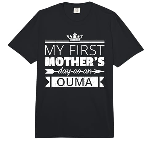 My First Mother's Day as Ouma Grandma Vintage Comfort Colors Adult Heavyweight T-Shirt