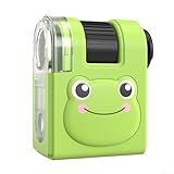 80-faches LED-Mikroskop-Set für Kinder, ein ansprechendes Wissenschaftsspielzeug zum Lernen von Biologie und Physik durch Erkundung (Rosa)