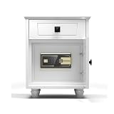 fireproof safe Bedside Cabinet Safe Perfect for Home Office Smart Fingerprint Password Safes Anti-Theft Hidden Double