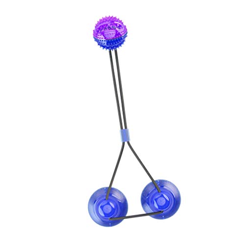 VILLCASE Pet Mordida Molar Brinquedo Com Ventosa CÃ£o Mastigar Brinquedos Auto Jogar Borracha Mastig