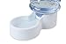 PetFusion H2O Gravity Pet Water Dispenser. Durable 2.5 Gallon Waterer Feeder. Automatic Station for Cats & Small, Medium, Large Dogs, Transparent