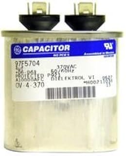 97F5704-4 uf MFD 370 Volt VAC - Genteq Oval Run Capacitor Upgrade