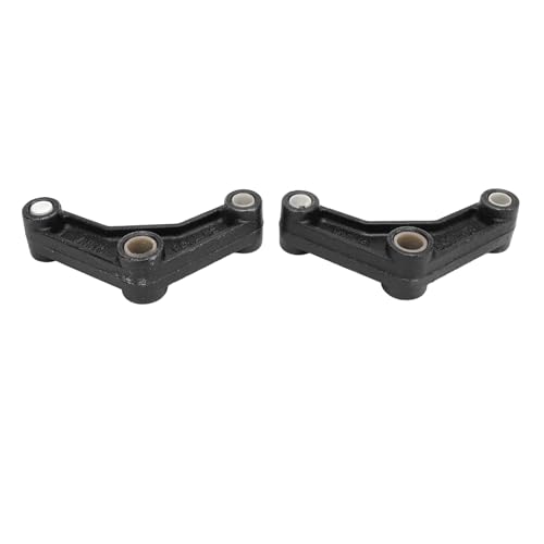 EQ - Ecualizador de Eje de Remolque 458, par de 6 - ecualizadores de pivote de Resorte Central de 1/4 Pulgadas para resortes de Hojas de Doble Ojo, Hierro Fundido Resistente con