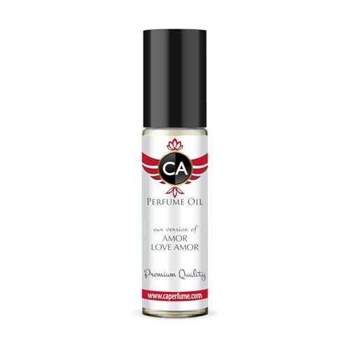 CA Perfume Impression of Amor Love Amor for Women Fragrance Oil Floral Fruity Scent Long Lasting Perfumes for Women Travel Size TSA Ready Mini Parfum Body Oil Roll-on 0.33 Fl Oz 10ml