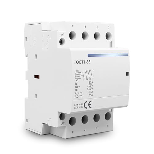 Contactor modular de CA TOCT1 de 4 polos para proteger y automatizar circuitos 2