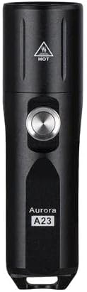 RovyVon Aurora A23 Super Bright LED Torch Rechargeable, 700 Lumens Mini Keyring Torch, High CRI, Memory Mode, Aluminum Alloy IP68 Waterproof