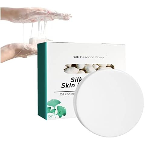 Silk Protein Skin Repair Soap, SkinFerm Collagen Milk Whitening Soap for Dull Skin, Brightening Moisturizing Exfoliating (1 PCS) Cover