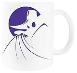 RENDYTE Le Terreur Que Volets Dans Le Nuit Tasse À Boisson En Céramique Blanche Avec Poignée