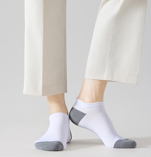 Image of 12-30 Pairs Low Cut Ankle Socks for Men Thin Breathable Casual No Show Athletic Socks Bulk