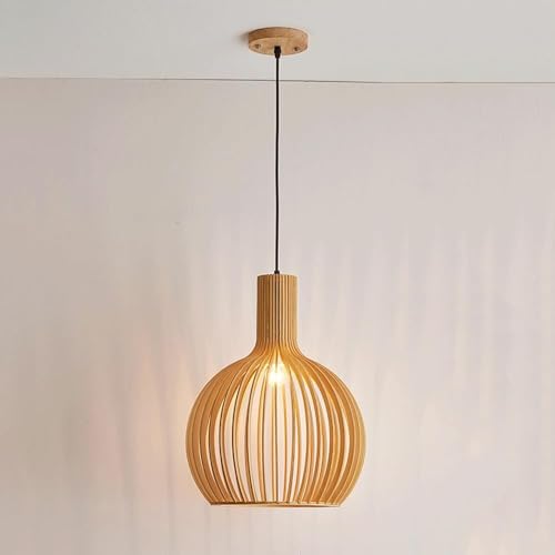 Suspension en bois design bohème chic, grand lustre de ferme pour salle à manger