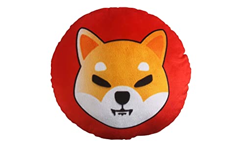 Almohada Shiba Inu - Almohada de peluche redonda de peluche de BlockCraft.Shop Almohada de felpa SHIB Cover