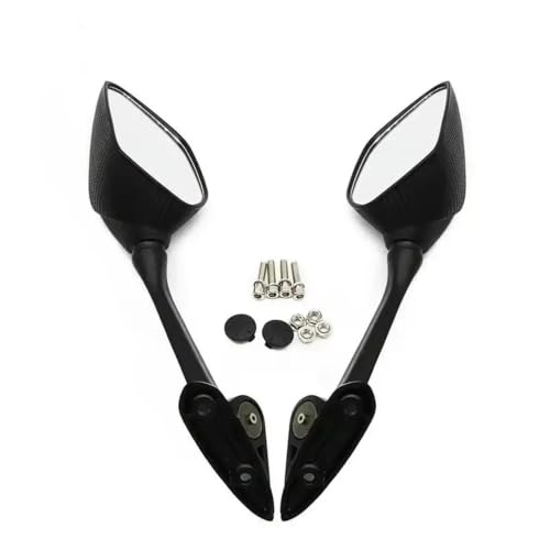 Espejos de motocicleta para YZF R15 y XMAX con espejos blancos antirreflejos de noche