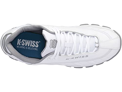 Image of K-Swiss Men's ST329 CMF Sneaker, Wide Tennis Walking Shoes Leather Upper
