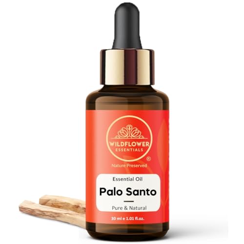 Image of Palo Santo Essential Oil (Bursera graveolens) Pure | Non-Sticky | Non-greasy | Lightweight | Men & Women | All Skin Types | Steam Distilled 30ml (1.01 Fl Oz)