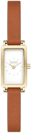 Skagen Hagen Rectangular Case Women's Watch with Stainless Steel ...
