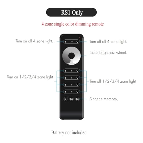 Dimmer LED DC12V 24V pour ruban LED CCT blanc variable et modulable - 2