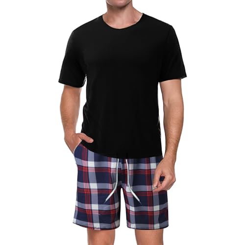 Pyjama homme rayé pour vos moments de détente à la maison en ensemble ample