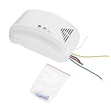 【Fácil de Usar】Diseño único del cuerpo del sensor de alarma, sensor de alta confiabilidad. Facil de instalar y manejar.Par de terminales de interruptor incorporado y de salida para integración en sistema de alarma externo.