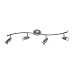 Produktbild Deckenstrahler 4-flammig Gemini ( 4er Set) Finish: Satin Chrome, Bulb Type: GU10 Halogen