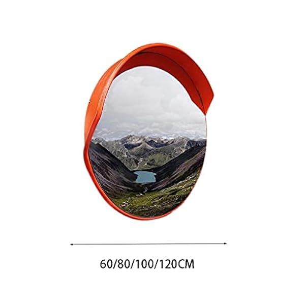 SBTXHJWCGLD Panshan Convex Safety Mirror Road, 60120 Specchio Punto cieco per Cantina grandangolare per Costruttore di Garage Senza collisioni (Dimensioni: 100 cm)
