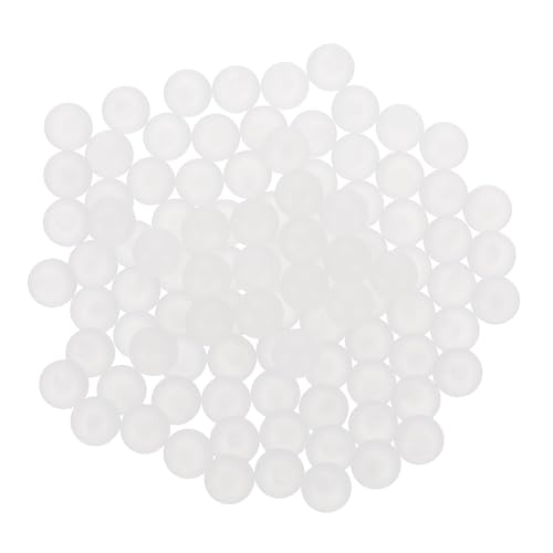 uxcell 300pcs PP Plastic Bearing Balls 7/32" (5.556mm) Solid Plastic Balls, Precision Bearing Ball, White