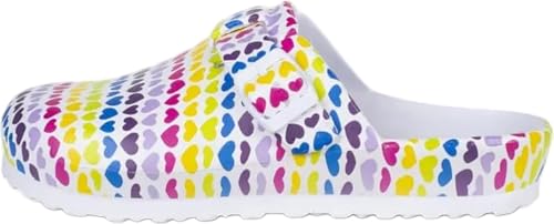 WORKTEAM Zuecos Sanitarios Estampados Ultraligeros De Eva con Hebilla Ajustable, Ergonómicos Y Anatómicos con Cámara Ortopédica para Un Confort Diario. Unisex Multicolor 38/39 EU