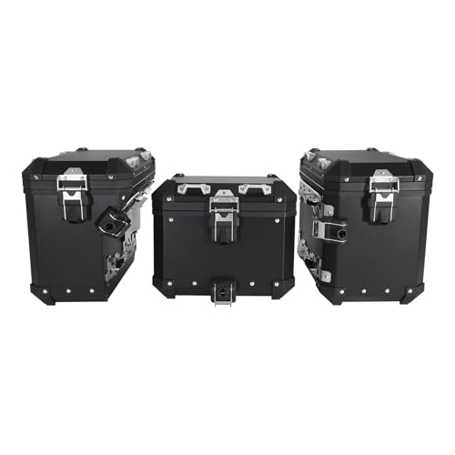 Alforjas laterales y caja trasera para motocicleta TCT-MOTORPARTS, aluminio, impermeables, compatibles con BMW F850GS, F900GS y R1200GS miniatura 1