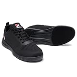 Bowlingschuhe für Herren, universelle Gleitsohle, für Links- oder Rechtshänder, ideal für Bowlingübungen und Ligaspiele, Schwarz, 44 EU