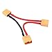 Produktbild OliRC 1St XT90 Batterie Adapter 12AWG für 2 Batterien in Serie - Spannung erhöhen (C41-1)