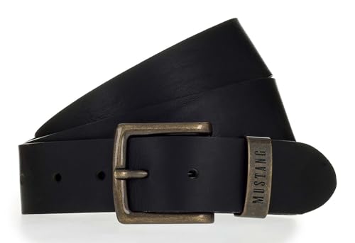 Ceinture MUSTANG 40mm Leather Belt W90 Black en cuir