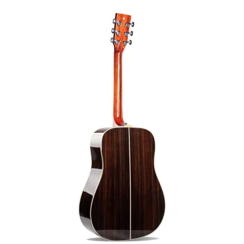 MEIeynt Kit de démarrage de Base pour Guitare Acoustique débutant de 41 Pouces avec Sac de Transport, Cordes, Sangle… - Les Beatles, Paul McCartney, John Lennon, RIngo Starr, George Harrison MEIeynt Kit de démarrage de Base pour Guitare Acoustique débutant de 41 Pouces avec Sac de Transport, Cordes, Sangle… – Image 3