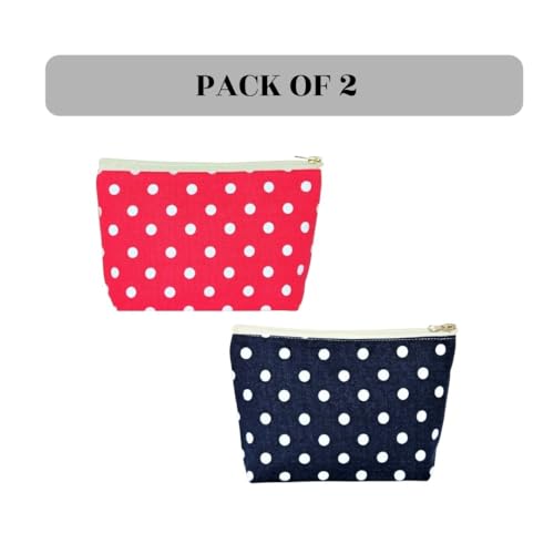 Image of Greencraft Makeup Pouch for Women | Multipurpose Pouch for Travel Carry Cute, Carry Smart & Your Daily Companion, Everywhere - Multicolor