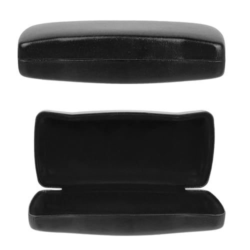 Linkidea Étui à lunettes de soleil surdimensionné, étui pour lunettes à monture large, sac de voyage pour lunettes compatible avec DIOR Diorbay S1U Prada PR/59WS PR 63XS Rayban Metal Aviator (noir)
