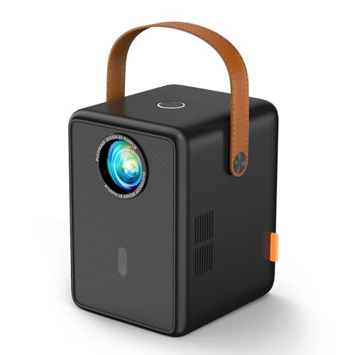 【Electric Focus】Mini Portable Projector,500 ANSI FunFlix G1 5G WIFI Bluetooth Projector 1080P Full HD Supported, 300″ Display Zoom Home Cinema Video Projector,TV Stick/Smartphone/HDMI/USB/PS5